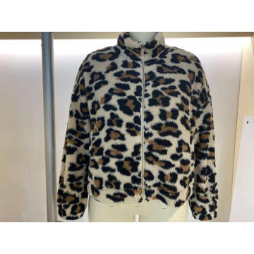 Women Print Sherpa Outer Wear